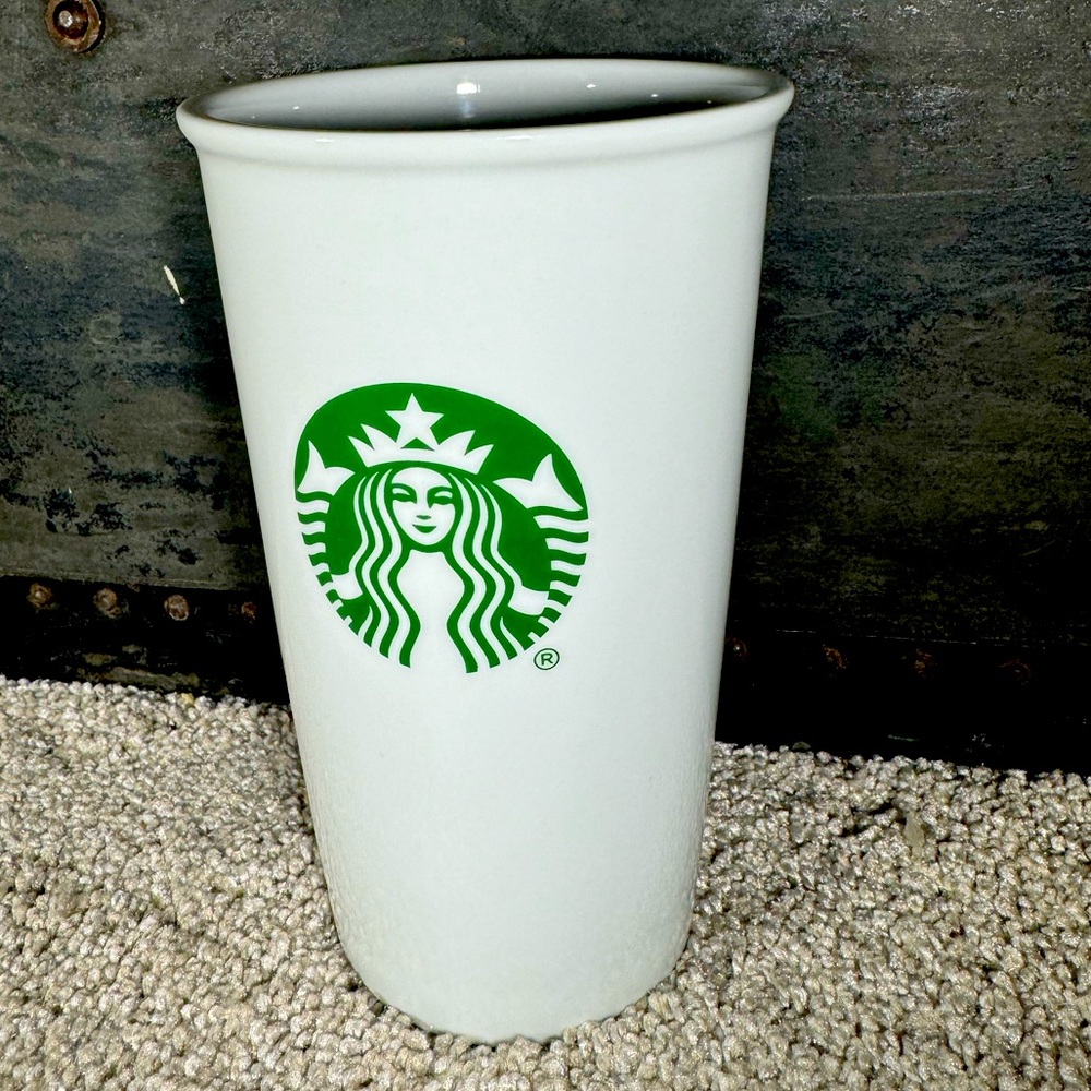 Starbucks Mermaid Siren White Travel Mug